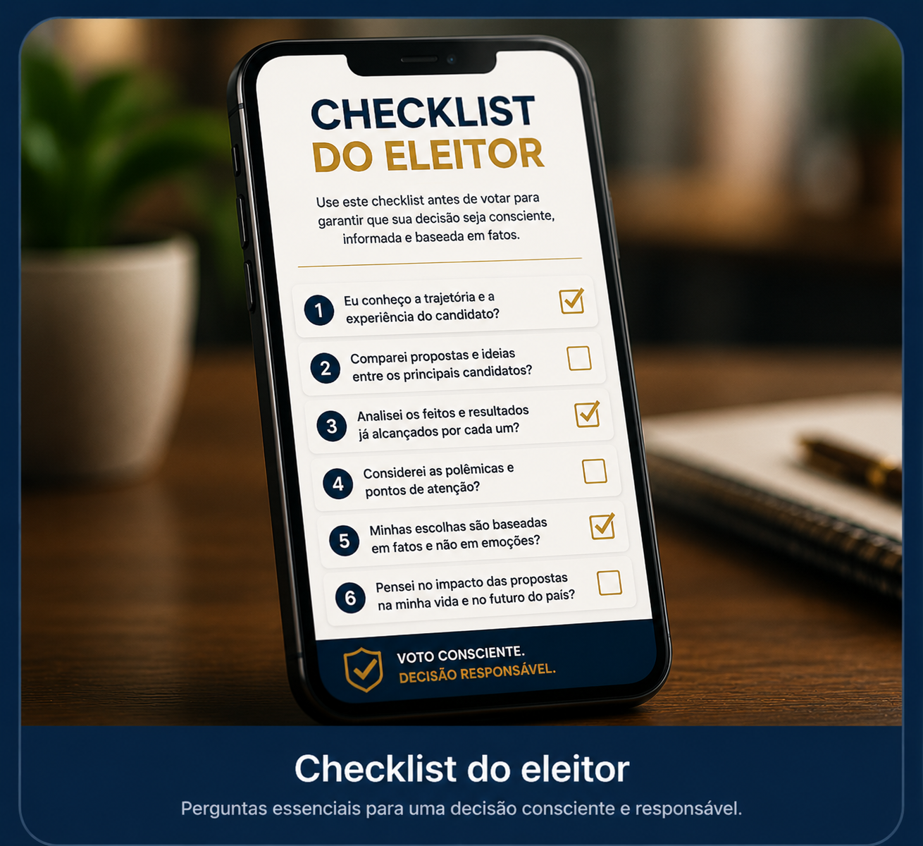 Checklist do eleitor